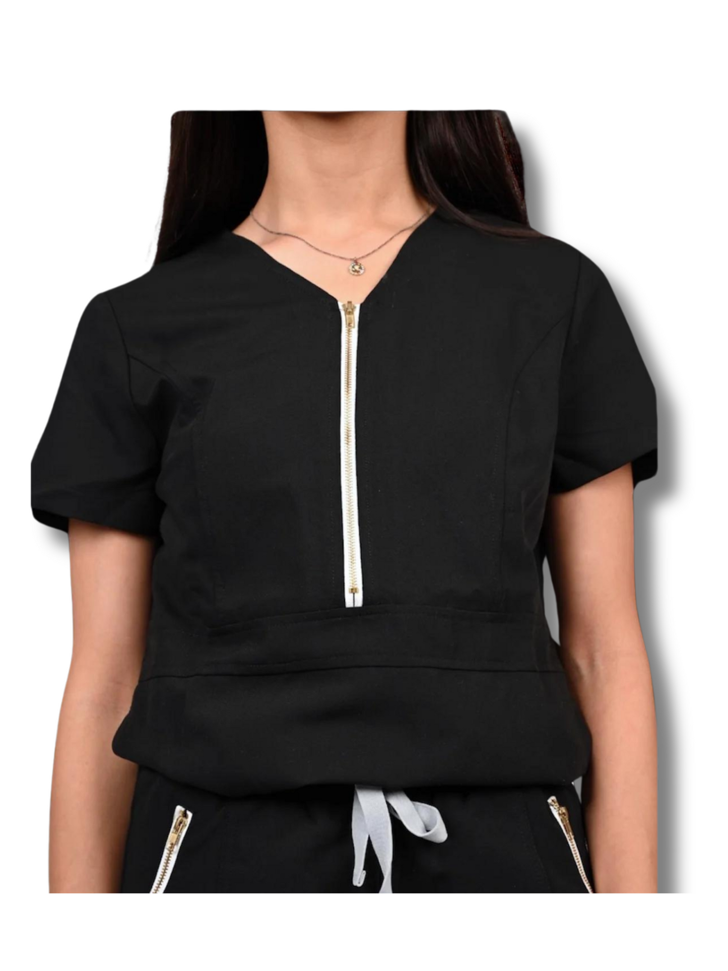 Black Scrub Shirt