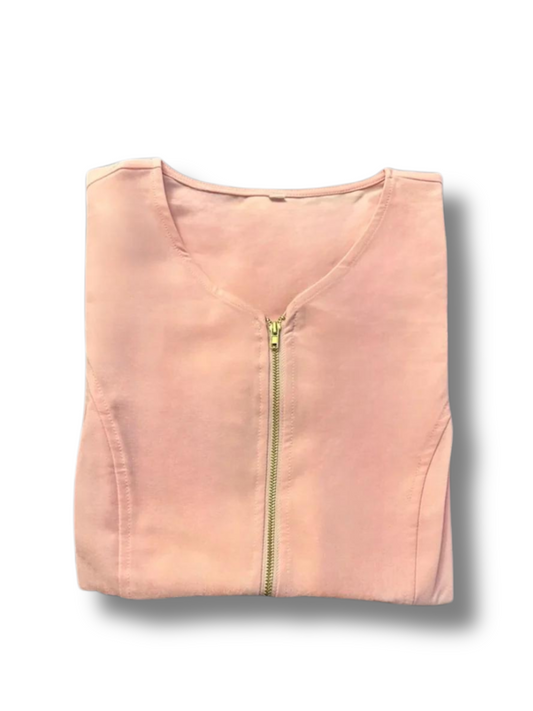 Pink petal top Scrub Shirt