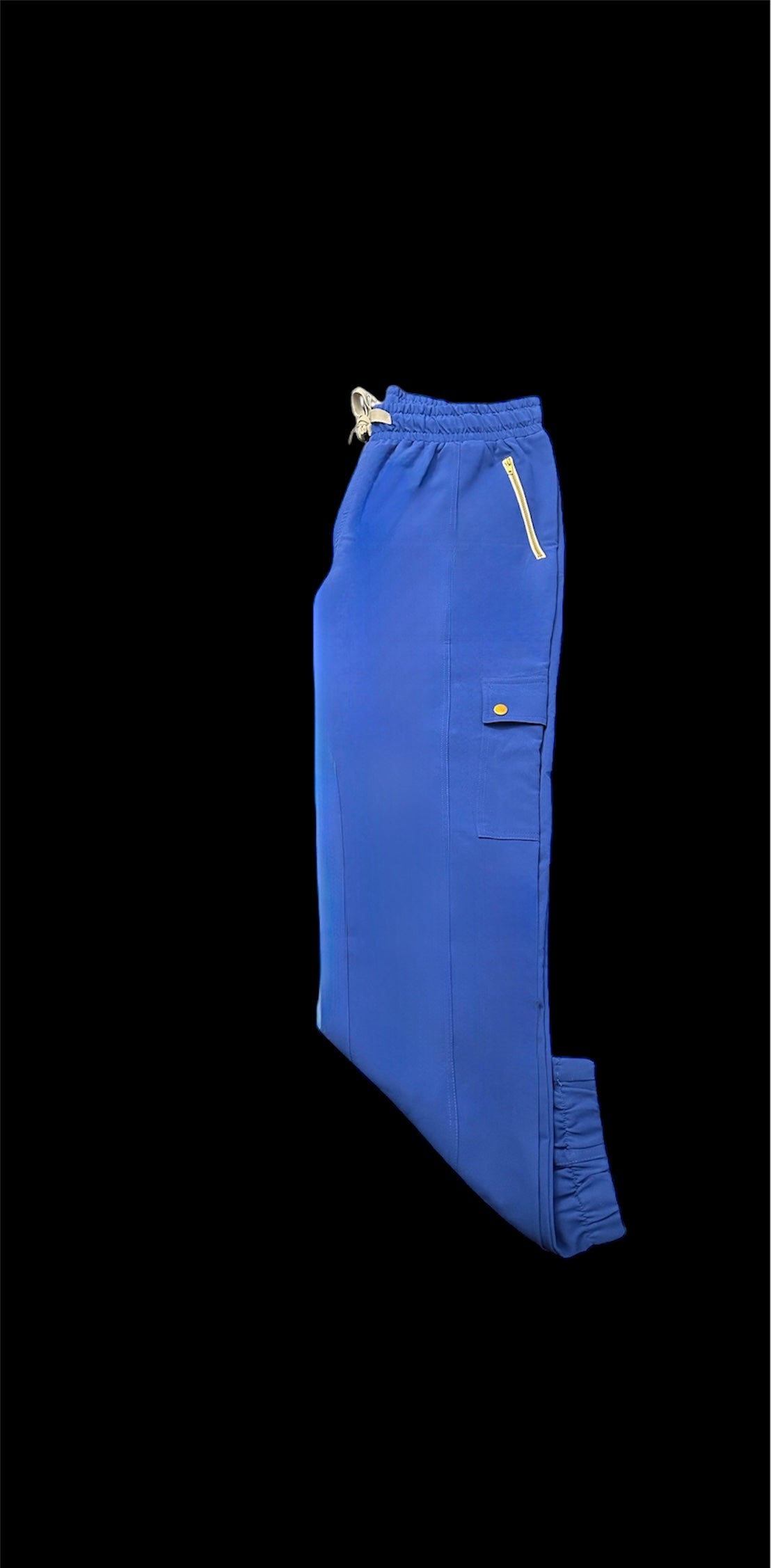 Blue Jogger Scrub Pants