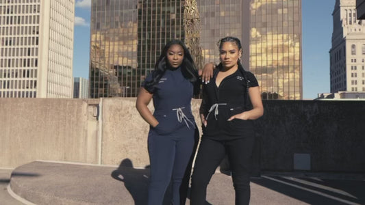 Navy Blue Jumpsuit